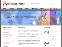 Tablet Screenshot of lodhia.com